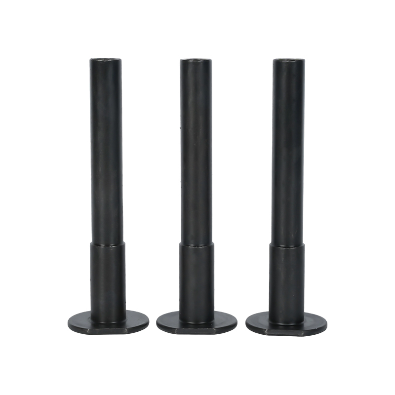 Black Carbon Steel Flanged Step Suspension Mounting Sleeve