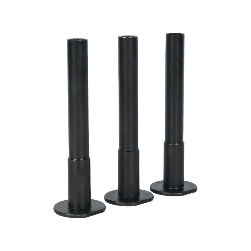 Black Carbon Steel Flanged Step Suspension Mounting Sleeve