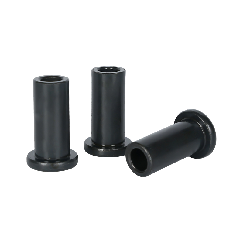 Black Flanged Step Internal Thread Sleeve For Suspension Arm Mounting