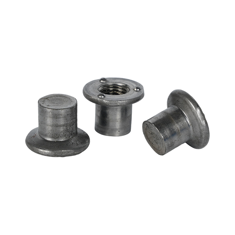 Carbon Steel 3 Spot Weld Blind Nut, Flanged Closed End Waterproof Weld Nut For Automobile Body