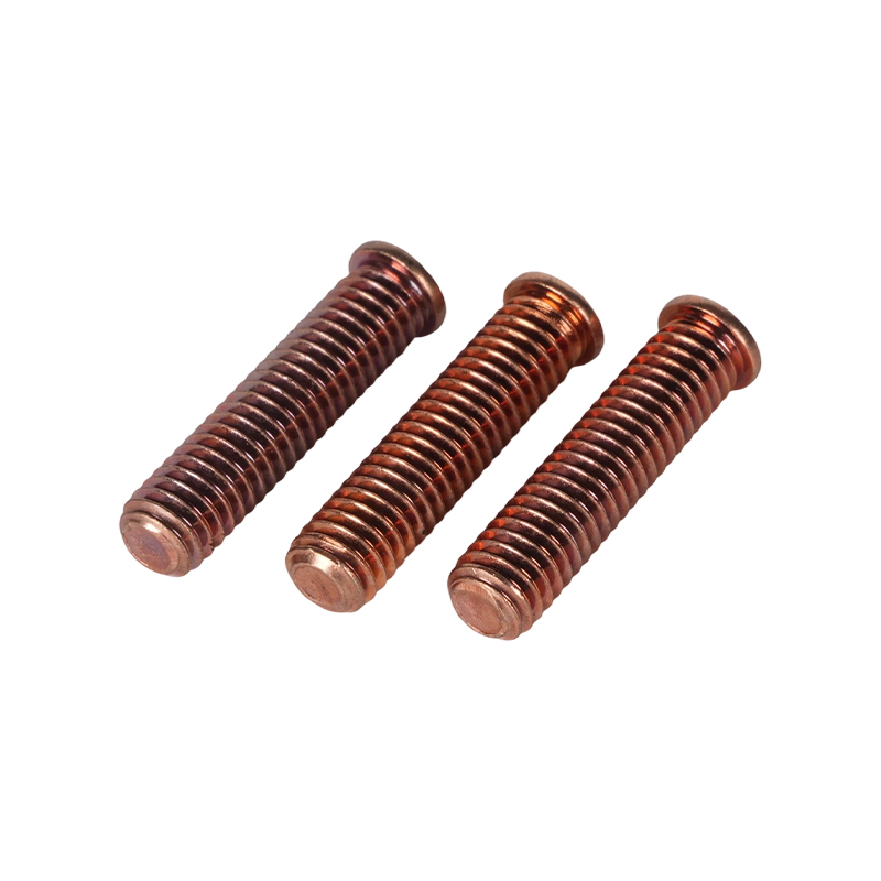 Copper Plated Full Thread Stud Weld Bolt