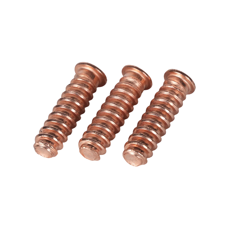 Copper Plated Round Head Stud Weld Bolt